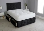 Divan Bed With Mattress And Footboard And Pocket Memory Mattress